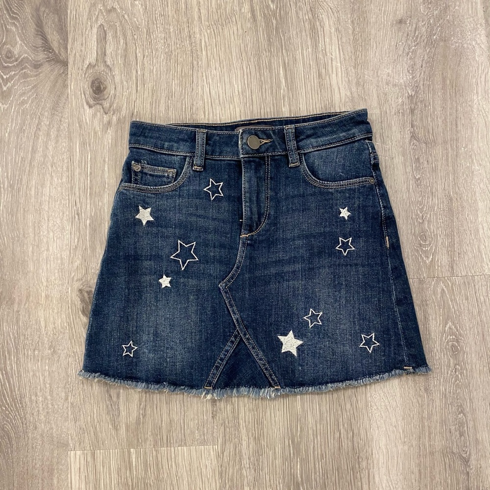 Star jean skirt